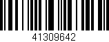 Código de barras (EAN, GTIN, SKU, ISBN): '41309642'