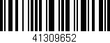 Código de barras (EAN, GTIN, SKU, ISBN): '41309652'