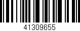 Código de barras (EAN, GTIN, SKU, ISBN): '41309655'