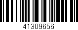 Código de barras (EAN, GTIN, SKU, ISBN): '41309656'
