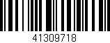 Código de barras (EAN, GTIN, SKU, ISBN): '41309718'