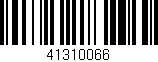 Código de barras (EAN, GTIN, SKU, ISBN): '41310066'