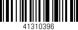 Código de barras (EAN, GTIN, SKU, ISBN): '41310396'