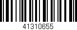 Código de barras (EAN, GTIN, SKU, ISBN): '41310655'