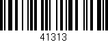 Código de barras (EAN, GTIN, SKU, ISBN): '41313'