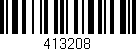 Código de barras (EAN, GTIN, SKU, ISBN): '413208'