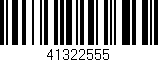 Código de barras (EAN, GTIN, SKU, ISBN): '41322555'