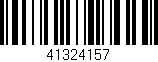 Código de barras (EAN, GTIN, SKU, ISBN): '41324157'