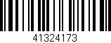 Código de barras (EAN, GTIN, SKU, ISBN): '41324173'