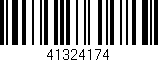 Código de barras (EAN, GTIN, SKU, ISBN): '41324174'