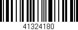 Código de barras (EAN, GTIN, SKU, ISBN): '41324180'