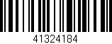 Código de barras (EAN, GTIN, SKU, ISBN): '41324184'