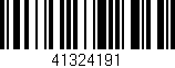 Código de barras (EAN, GTIN, SKU, ISBN): '41324191'