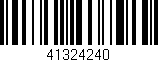 Código de barras (EAN, GTIN, SKU, ISBN): '41324240'