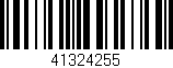 Código de barras (EAN, GTIN, SKU, ISBN): '41324255'