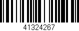 Código de barras (EAN, GTIN, SKU, ISBN): '41324267'