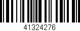 Código de barras (EAN, GTIN, SKU, ISBN): '41324276'