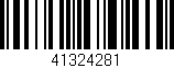 Código de barras (EAN, GTIN, SKU, ISBN): '41324281'
