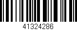 Código de barras (EAN, GTIN, SKU, ISBN): '41324286'