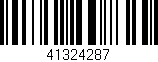 Código de barras (EAN, GTIN, SKU, ISBN): '41324287'