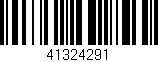 Código de barras (EAN, GTIN, SKU, ISBN): '41324291'