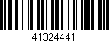 Código de barras (EAN, GTIN, SKU, ISBN): '41324441'