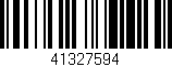 Código de barras (EAN, GTIN, SKU, ISBN): '41327594'