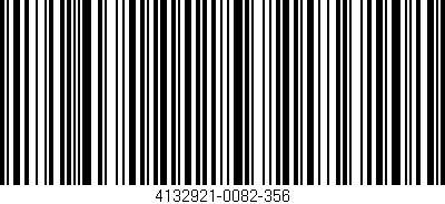 Código de barras (EAN, GTIN, SKU, ISBN): '4132921-0082-356'