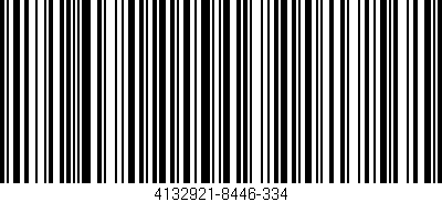 Código de barras (EAN, GTIN, SKU, ISBN): '4132921-8446-334'