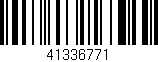 Código de barras (EAN, GTIN, SKU, ISBN): '41336771'
