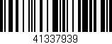 Código de barras (EAN, GTIN, SKU, ISBN): '41337939'