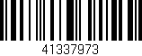 Código de barras (EAN, GTIN, SKU, ISBN): '41337973'
