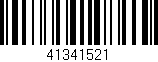 Código de barras (EAN, GTIN, SKU, ISBN): '41341521'