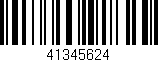 Código de barras (EAN, GTIN, SKU, ISBN): '41345624'