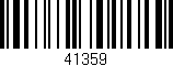 Código de barras (EAN, GTIN, SKU, ISBN): '41359'