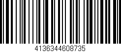Código de barras (EAN, GTIN, SKU, ISBN): '4136344608735'