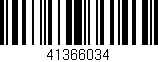Código de barras (EAN, GTIN, SKU, ISBN): '41366034'