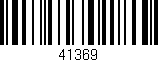 Código de barras (EAN, GTIN, SKU, ISBN): '41369'