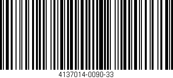 Código de barras (EAN, GTIN, SKU, ISBN): '4137014-0090-33'