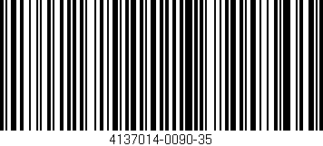 Código de barras (EAN, GTIN, SKU, ISBN): '4137014-0090-35'