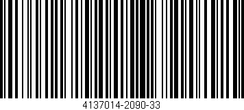 Código de barras (EAN, GTIN, SKU, ISBN): '4137014-2090-33'