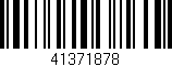 Código de barras (EAN, GTIN, SKU, ISBN): '41371878'