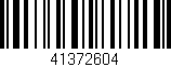 Código de barras (EAN, GTIN, SKU, ISBN): '41372604'