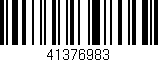 Código de barras (EAN, GTIN, SKU, ISBN): '41376983'