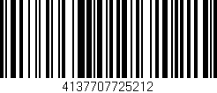Código de barras (EAN, GTIN, SKU, ISBN): '4137707725212'