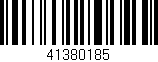 Código de barras (EAN, GTIN, SKU, ISBN): '41380185'