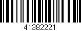 Código de barras (EAN, GTIN, SKU, ISBN): '41382221'