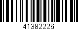 Código de barras (EAN, GTIN, SKU, ISBN): '41382226'