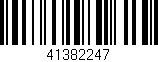 Código de barras (EAN, GTIN, SKU, ISBN): '41382247'