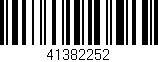 Código de barras (EAN, GTIN, SKU, ISBN): '41382252'